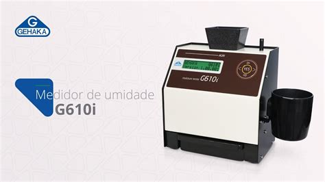 medidor de umidade de grãos portátil g 600 olx|Medidor de umidade de grãos portátil G610i .